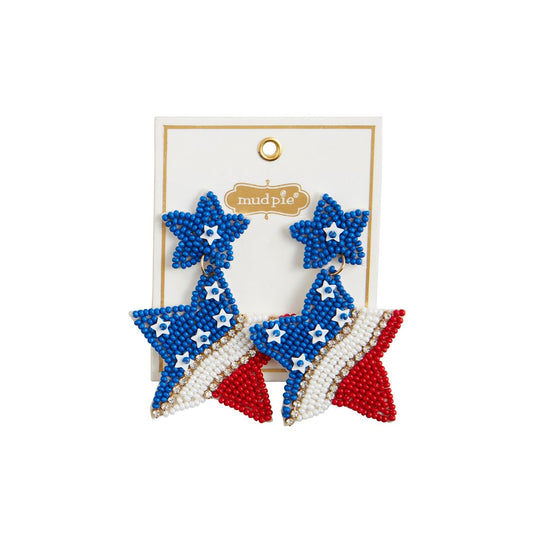 4th Of July Earring-Flag
