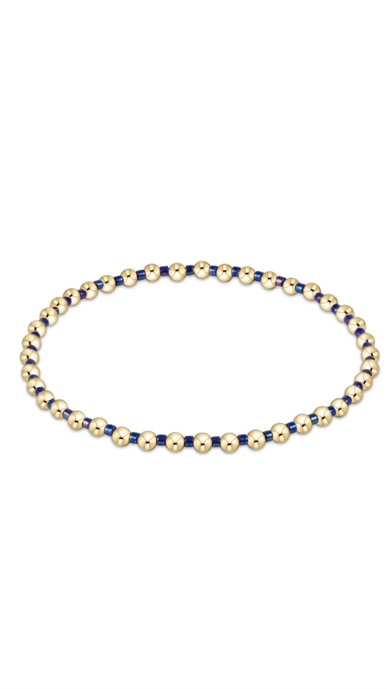 Hope Grateful Bracelet - Blue Metallic