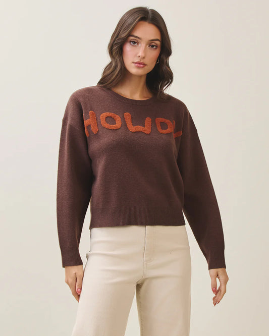 TERRY EMBROIDERY SWEATER