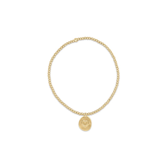 Classic Gold 2mm Bead Bracelet - Inspire Love Smal