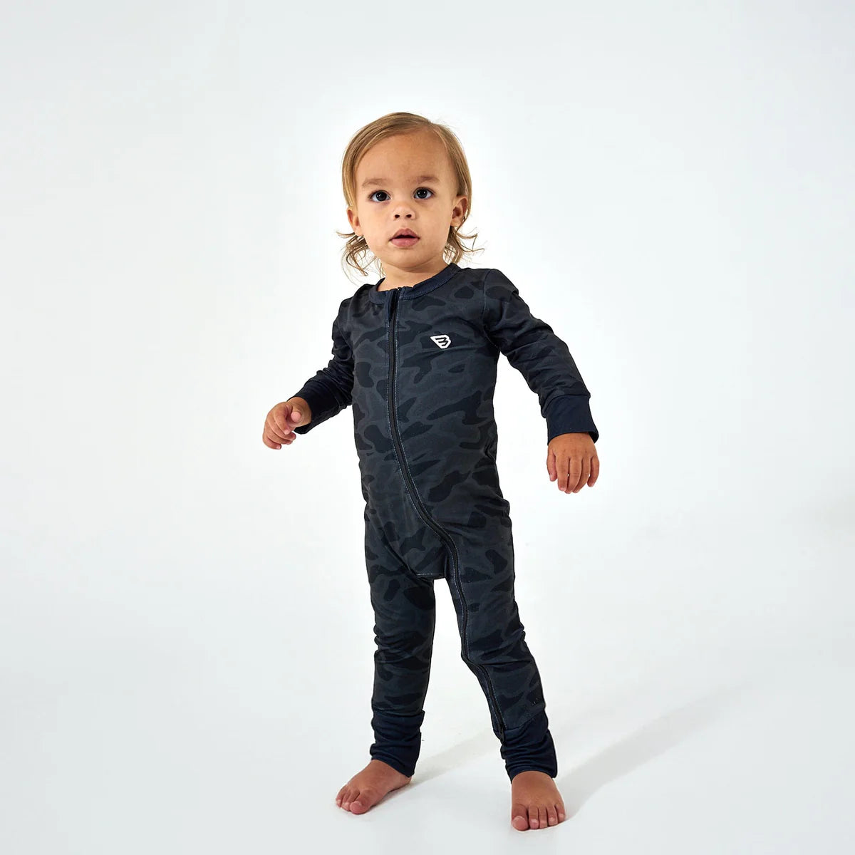 Baby Zip Up - Black Camo 6/12M