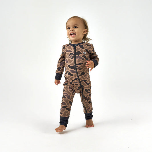 Baby Zip Up - Gauge Camo 3/6M
