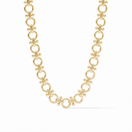 Bamboo Link Necklace Gold