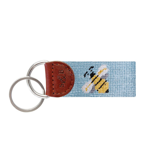 Bee Key Fob (Sky Blue)