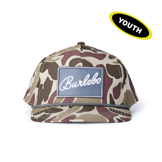 Youth Cap - BURLEBO Grey Patch Camo