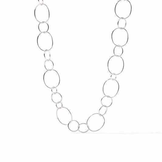 Colette Smooth Necklace-Silver-OS