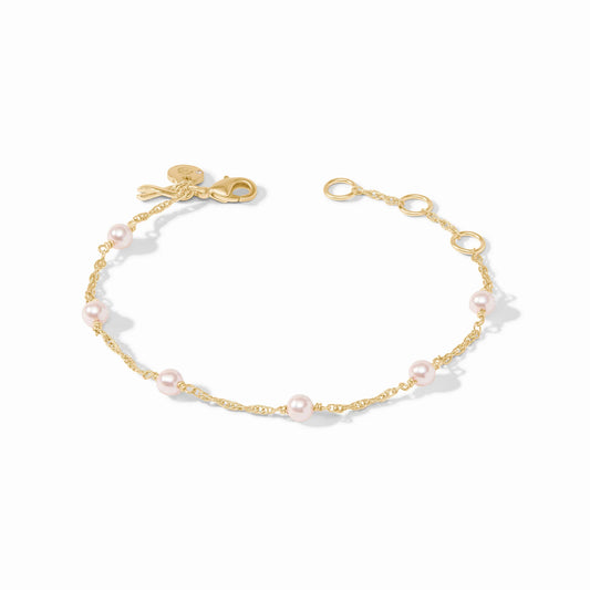 The Pink Delicate Bracelet-Pink Pearl-OS