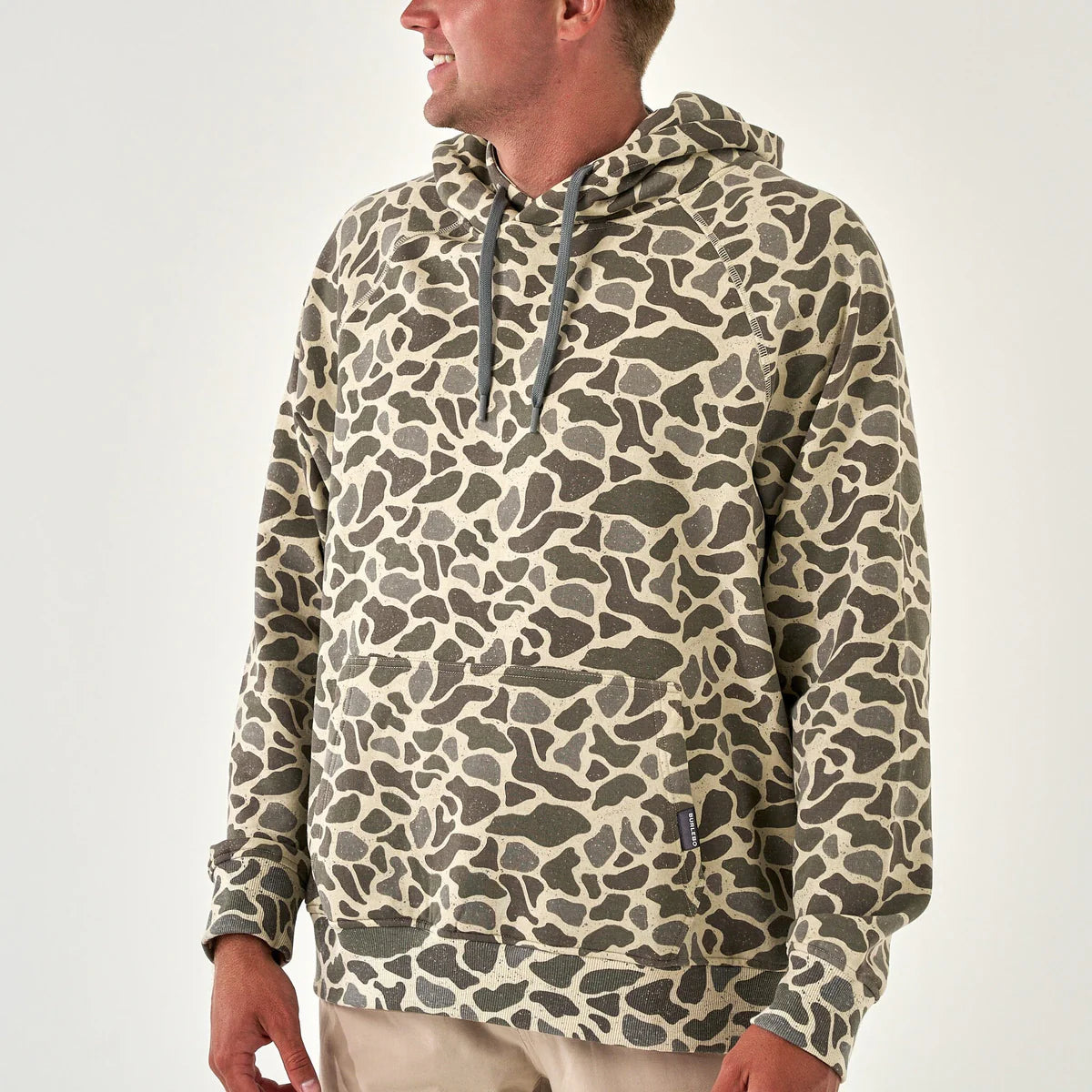 Fleece Hoodie - Classic Deer Camo Medium