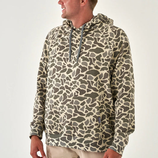 Fleece Hoodie - Classic Deer Camo Small