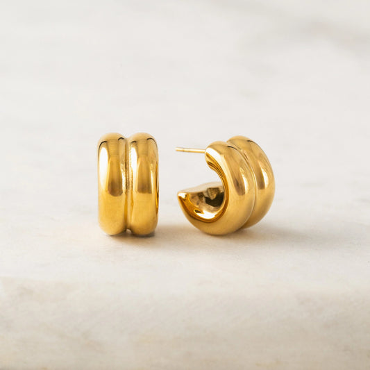 Hailey Earrings - Gold