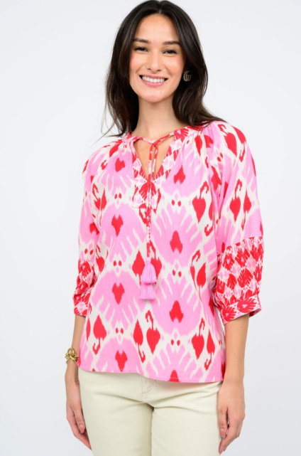 IKAT YOUR HEART TOP