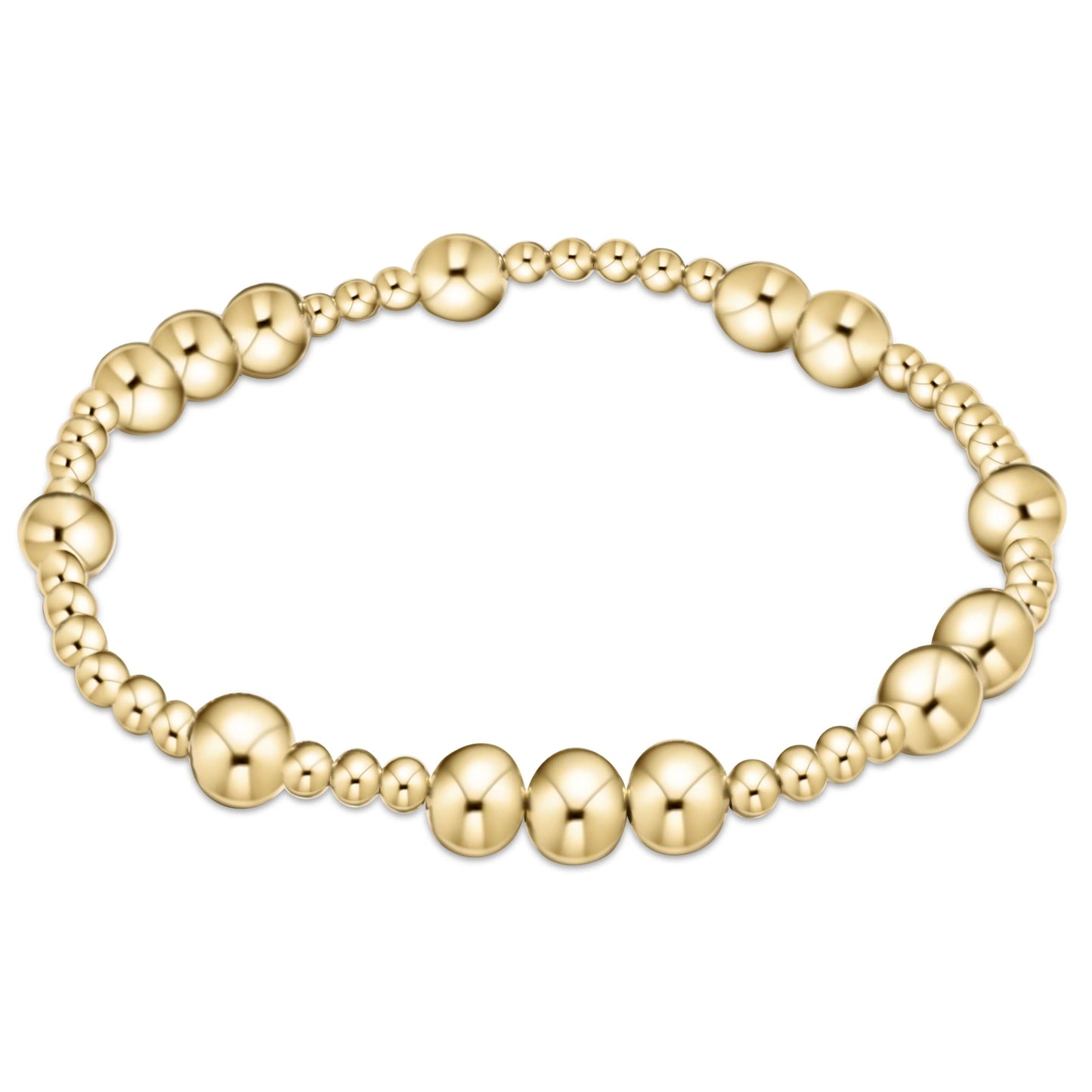 HOPE UNWRITTEN 6MM BEAD BRACELET - GOLD