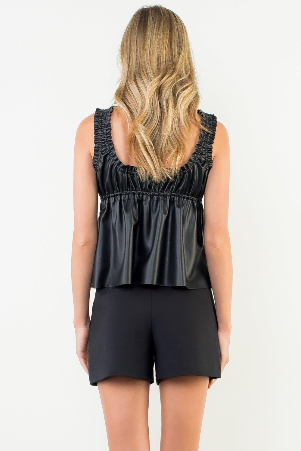 LEATHER TANK TOP