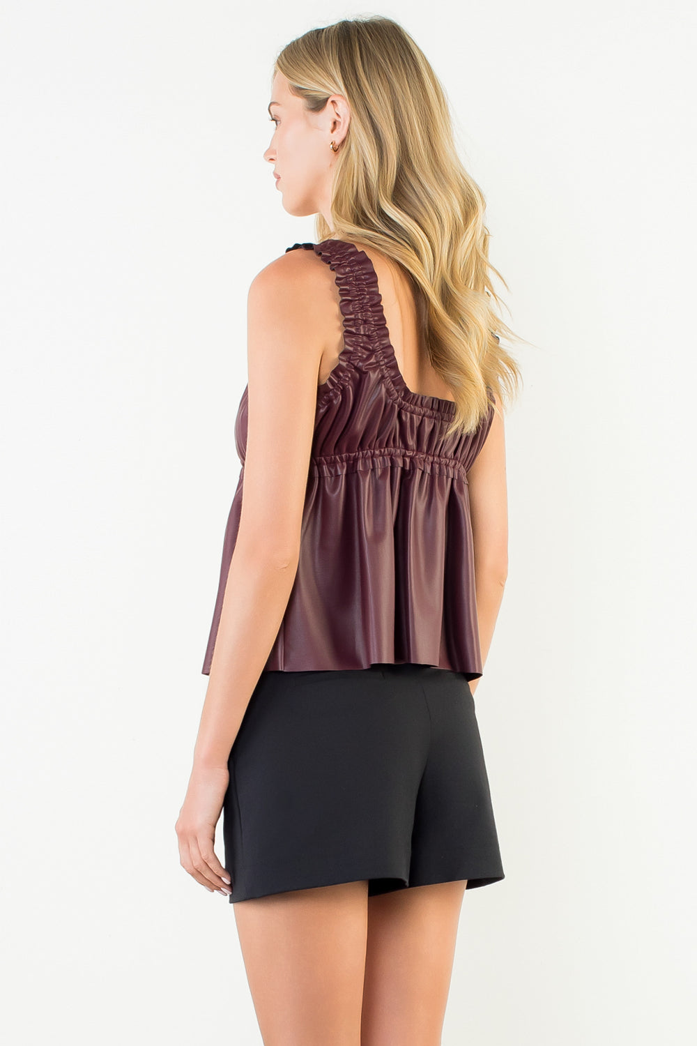 LEATHER TANK TOP
