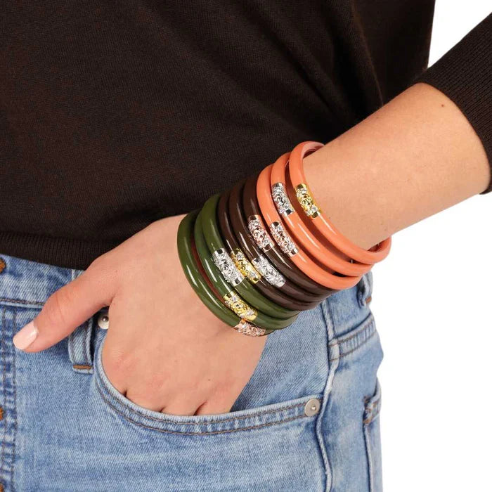 Jade Three Kings All Weather Bangles MD (Set of 3)