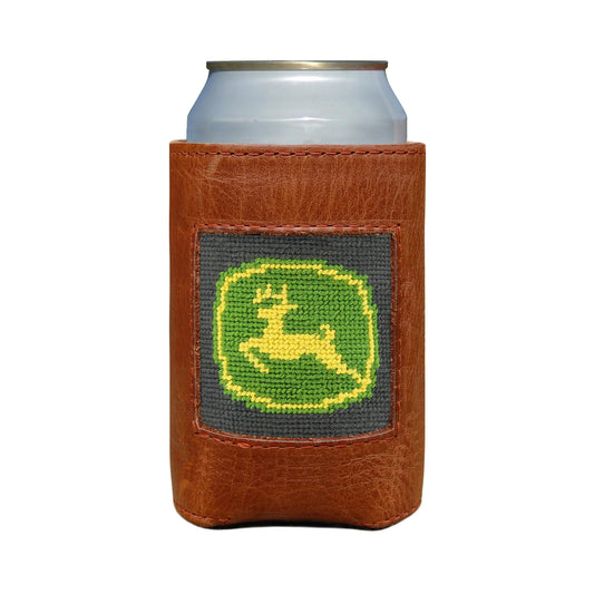John Deere Can Cooler (Charcoal)