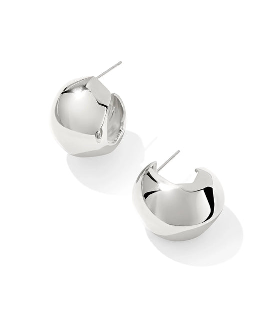 KAITLIN HOOP EARRINGS SILVER