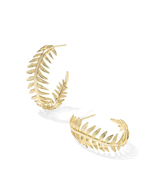 KAYLA HOOP EARRINGS GOLD