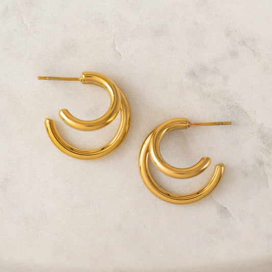 Mila Earrings - Gold