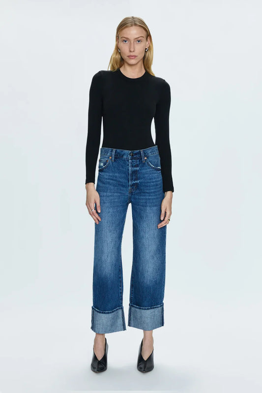 RYDER HIGH RISE CUFFED STRAIGHT
