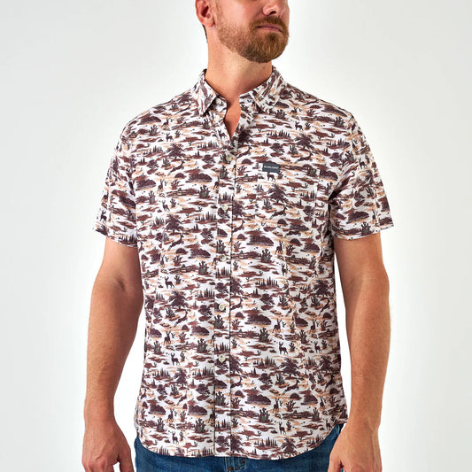 Performance Button Up - Brush Country Large
