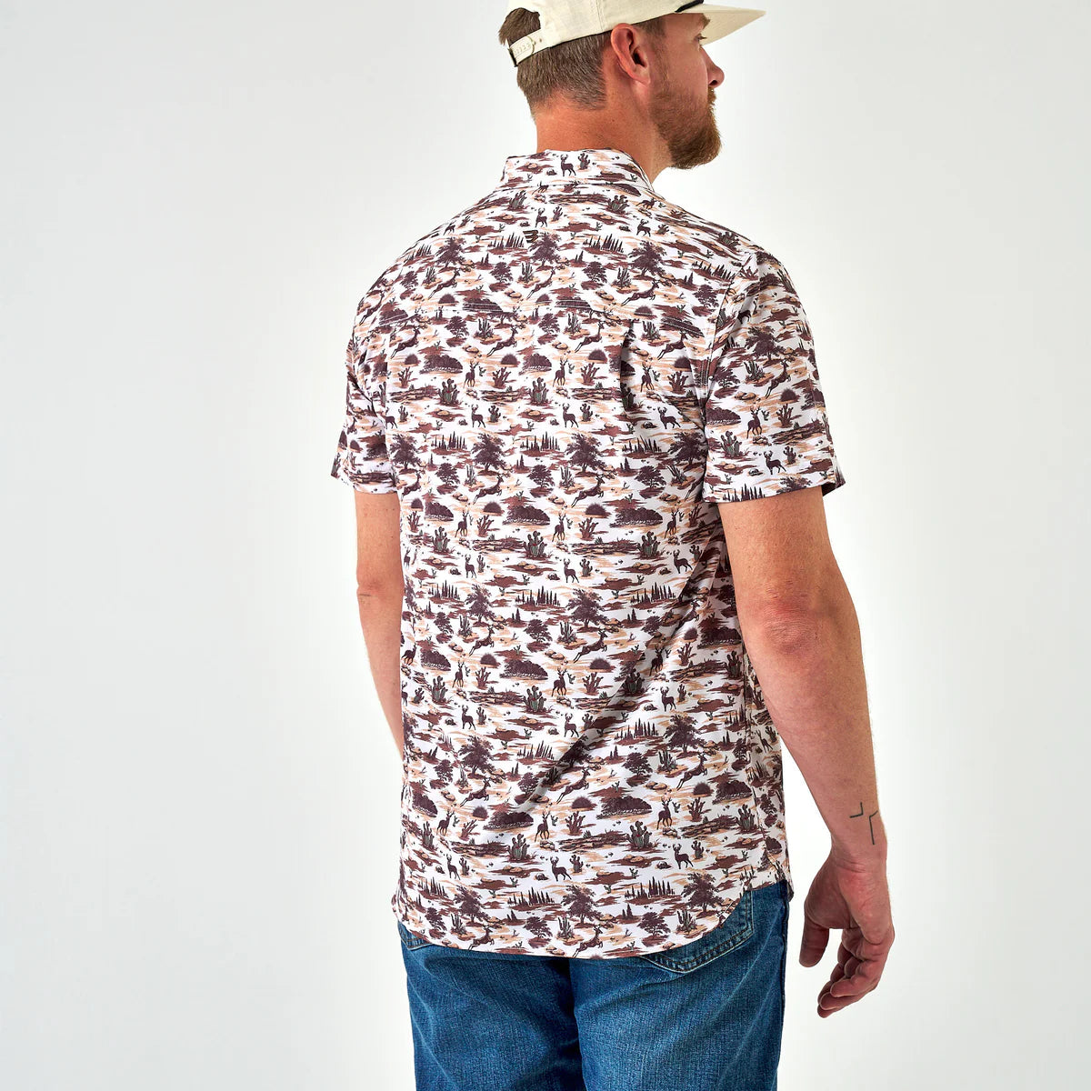 Performance Button Up - Brush Country Large