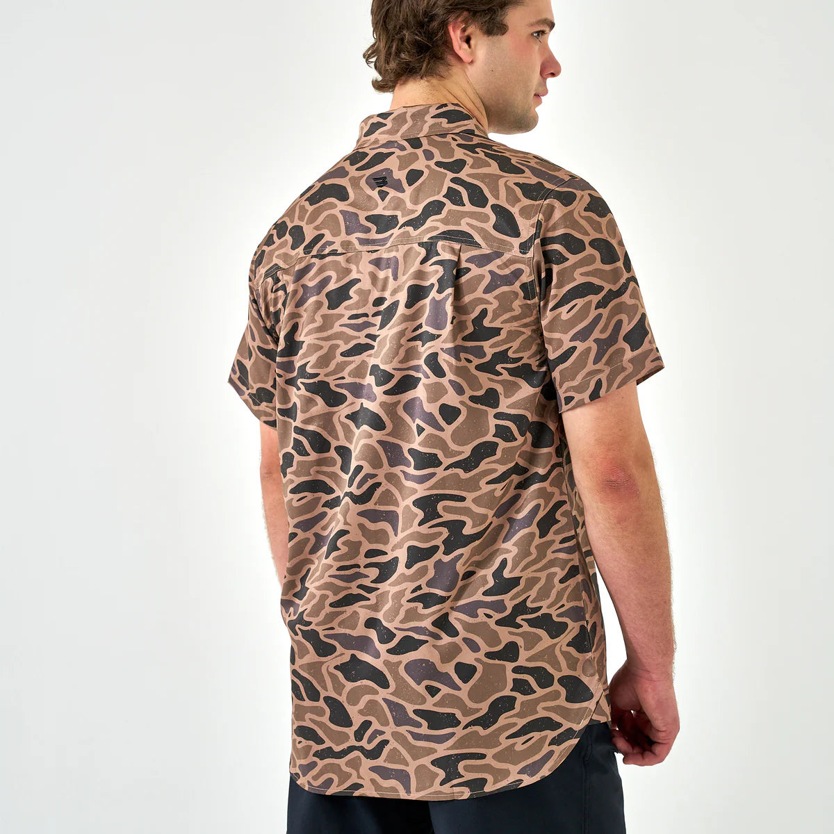 Performance Button Up - Gauge Camo Small