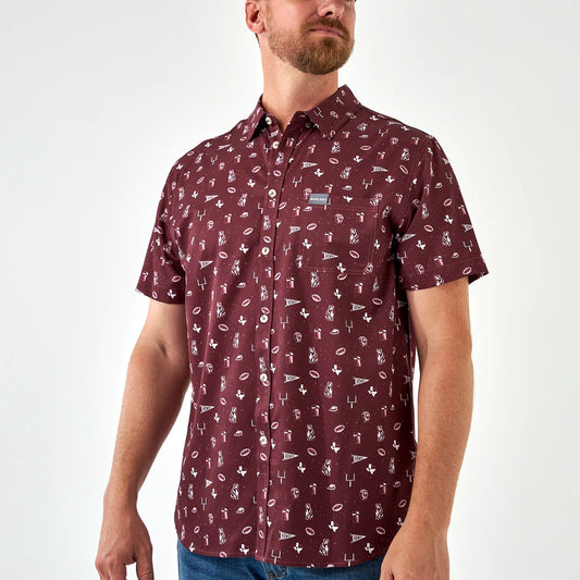 Performance Button Up - Maroon Gameday XXLarge