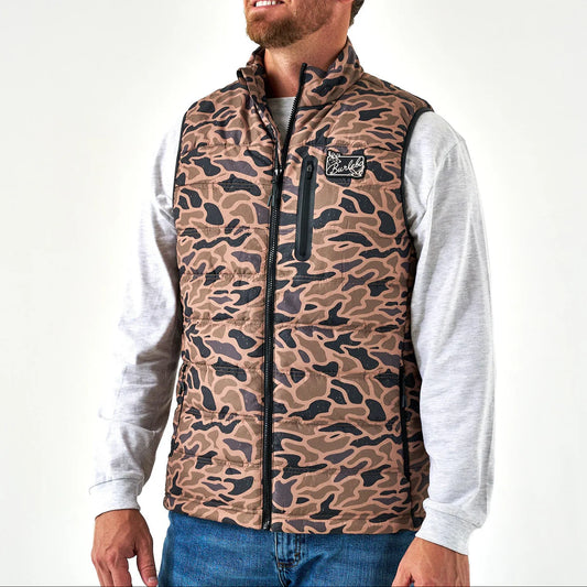 Puffer Vest - Gauge Camo Medium