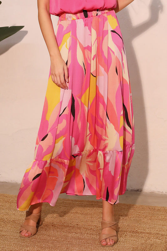 SHADES OF PARADISE MAXI SKIRT