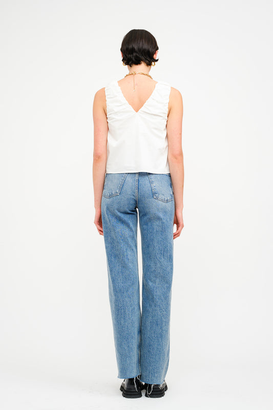 GRACE POPLIN TOP