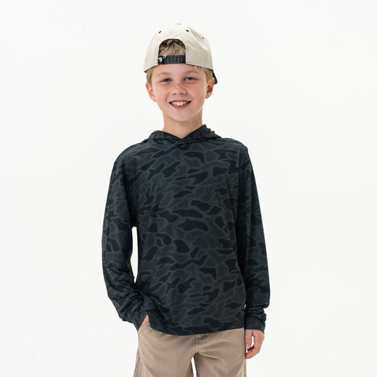 Youth - Performance Hoodie - Black Camo Xsmall (4)
