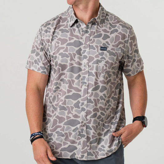 Performance Button Up - Classic Deer Camo XLarge