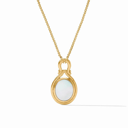 Saratoga Delicate Necklace Mother of Pearl