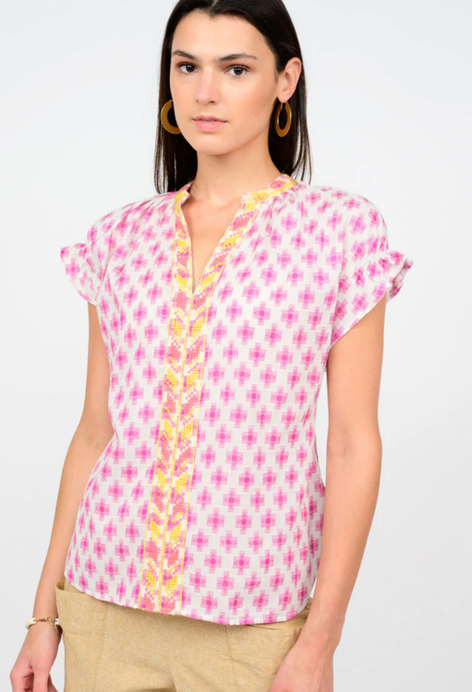 TRELLIS STITCHED POPOVER