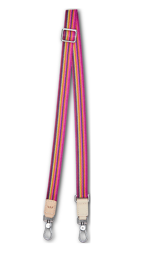 Slim Crossbody Strap, 25mm Bubbles Webbing