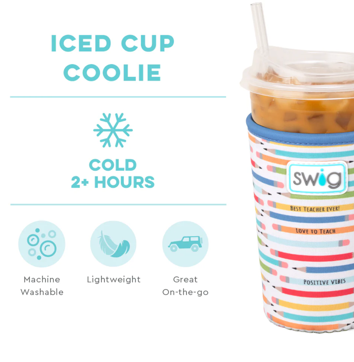 Teacher Life Iced Cup Coolie (22oz)