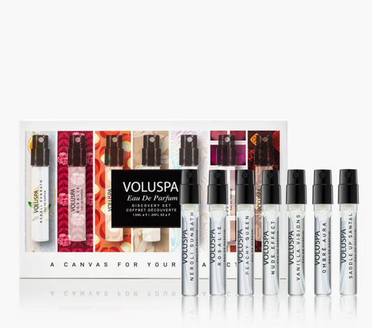 Voluspa Fine Fragrance Perfume Discovery Set