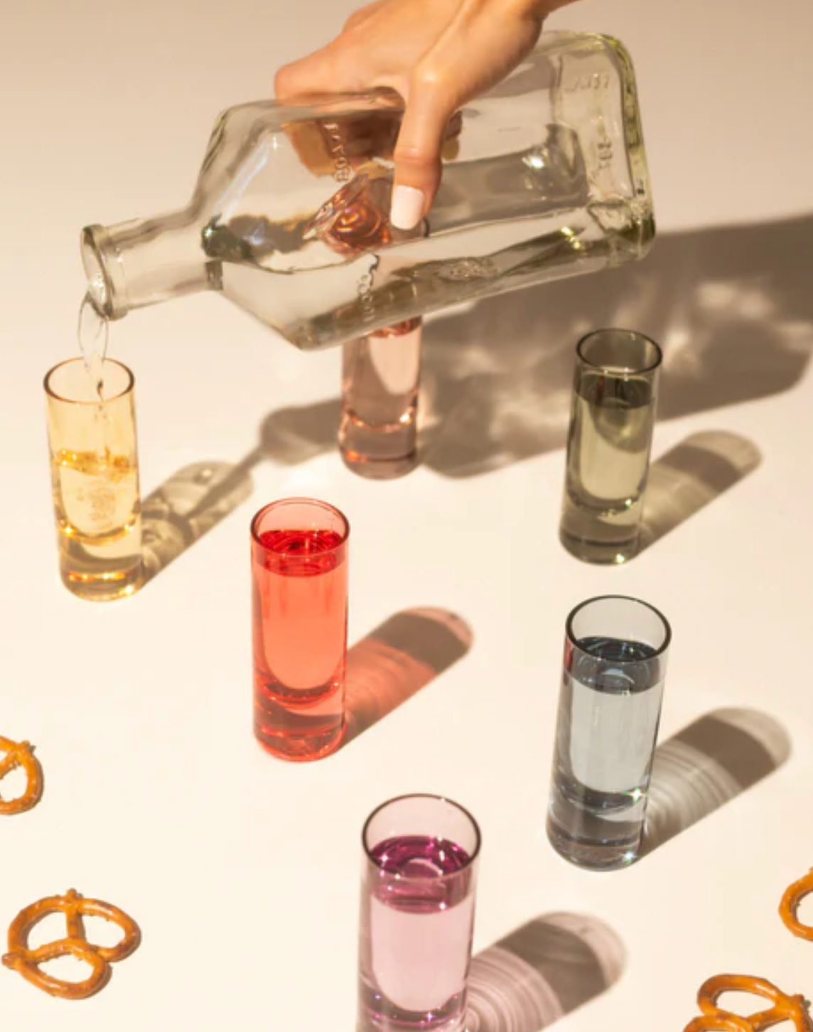 S/6 Shot Multi-colored