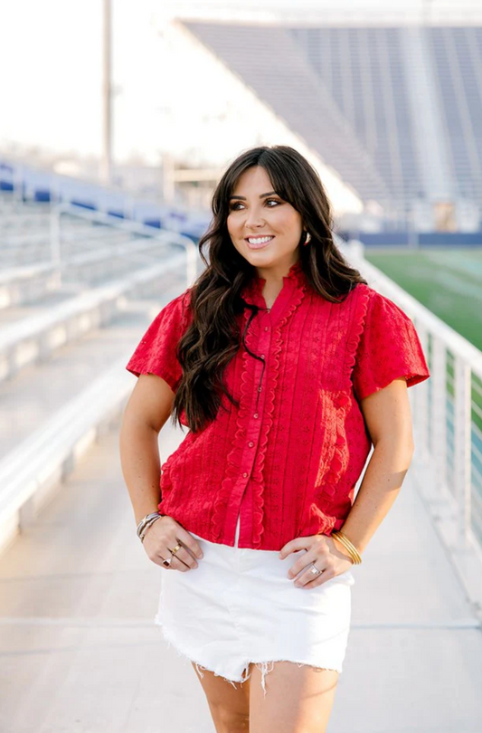 The Lilly Top Small Red