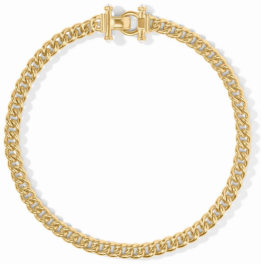 Dolce Demi Link Necklace-Pearl-OS