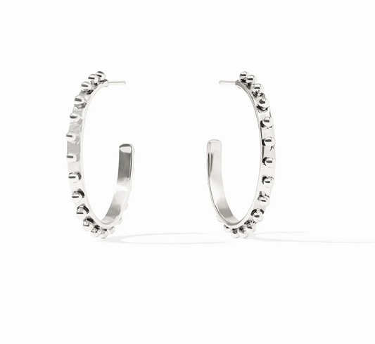 SoHo Hoop-Silver-M