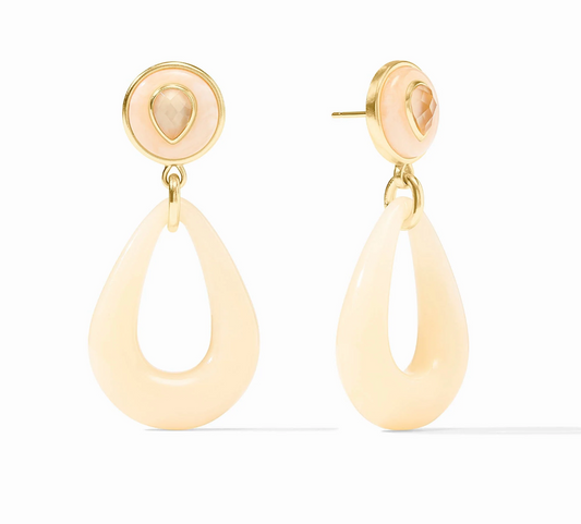 Carnaby Statement Earring-Ivory-OS