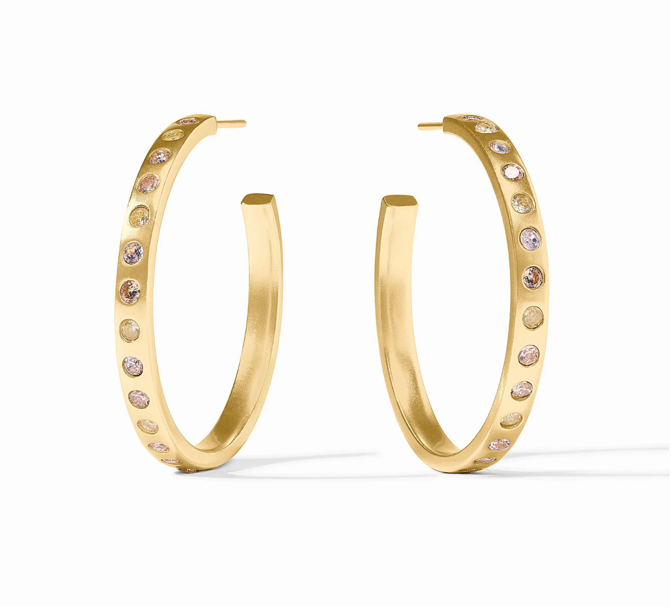 Rainbow Hoop-Champagne Radiance-L