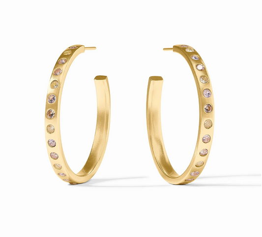Rainbow Hoop-Champagne Radiance-L