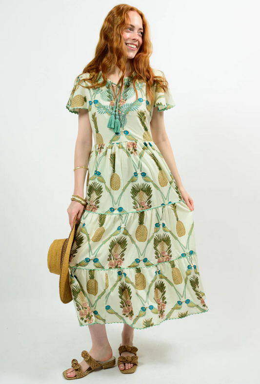 BIRDS IN PARADISE DRESS