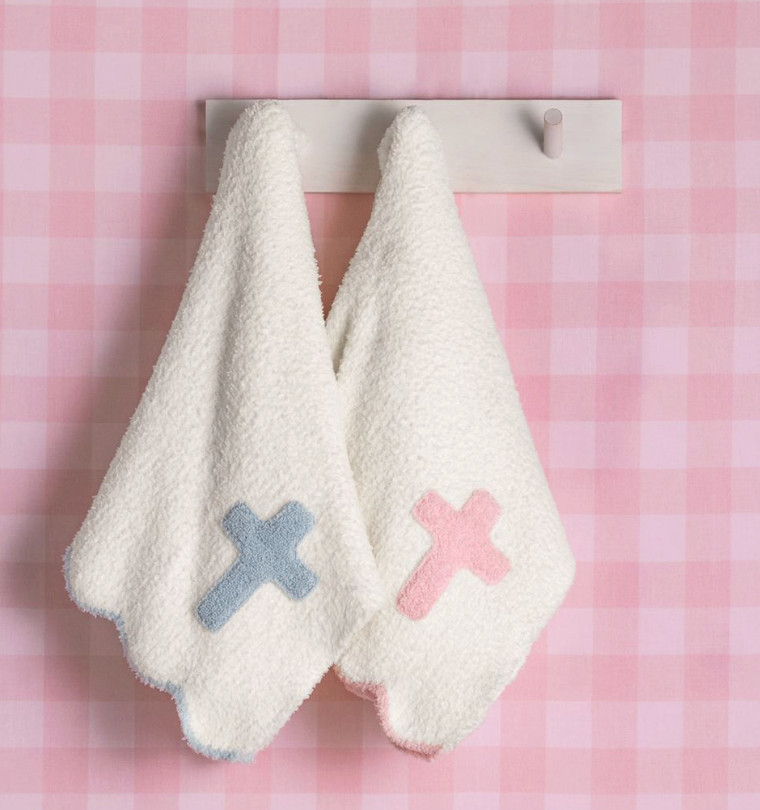 Blue Cross Chenille Blanket