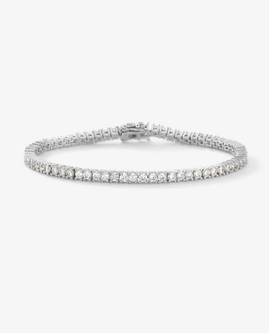 Heiress Tennis Bracelet SILVER-WHITE 6.5