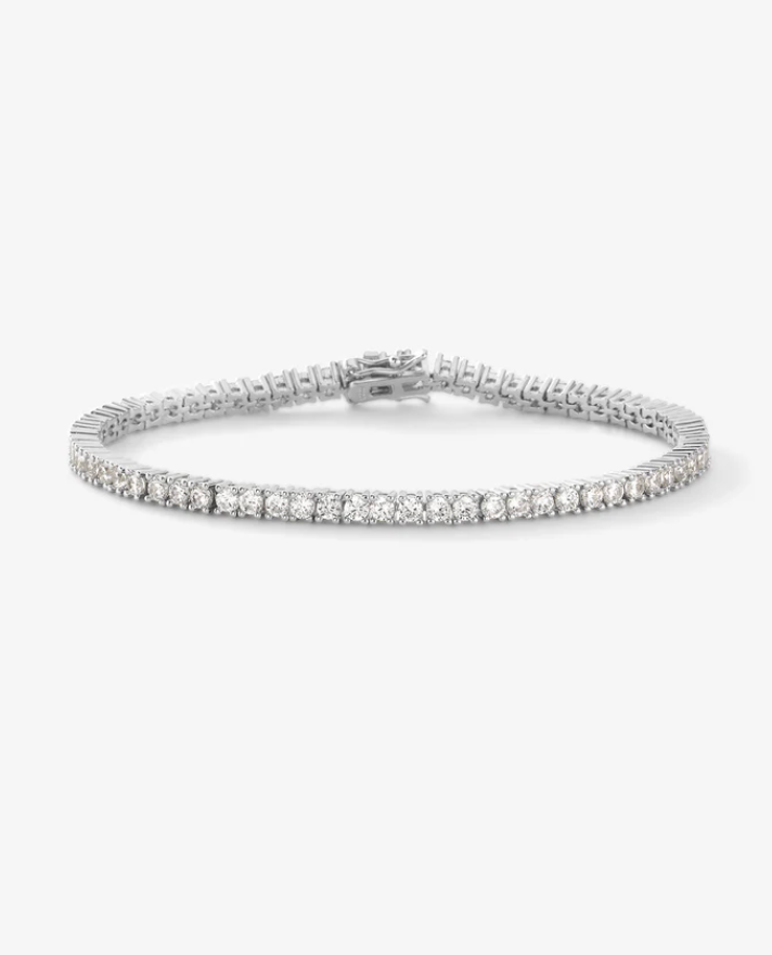 Heiress Tennis Bracelet SILVER-WHITE 7