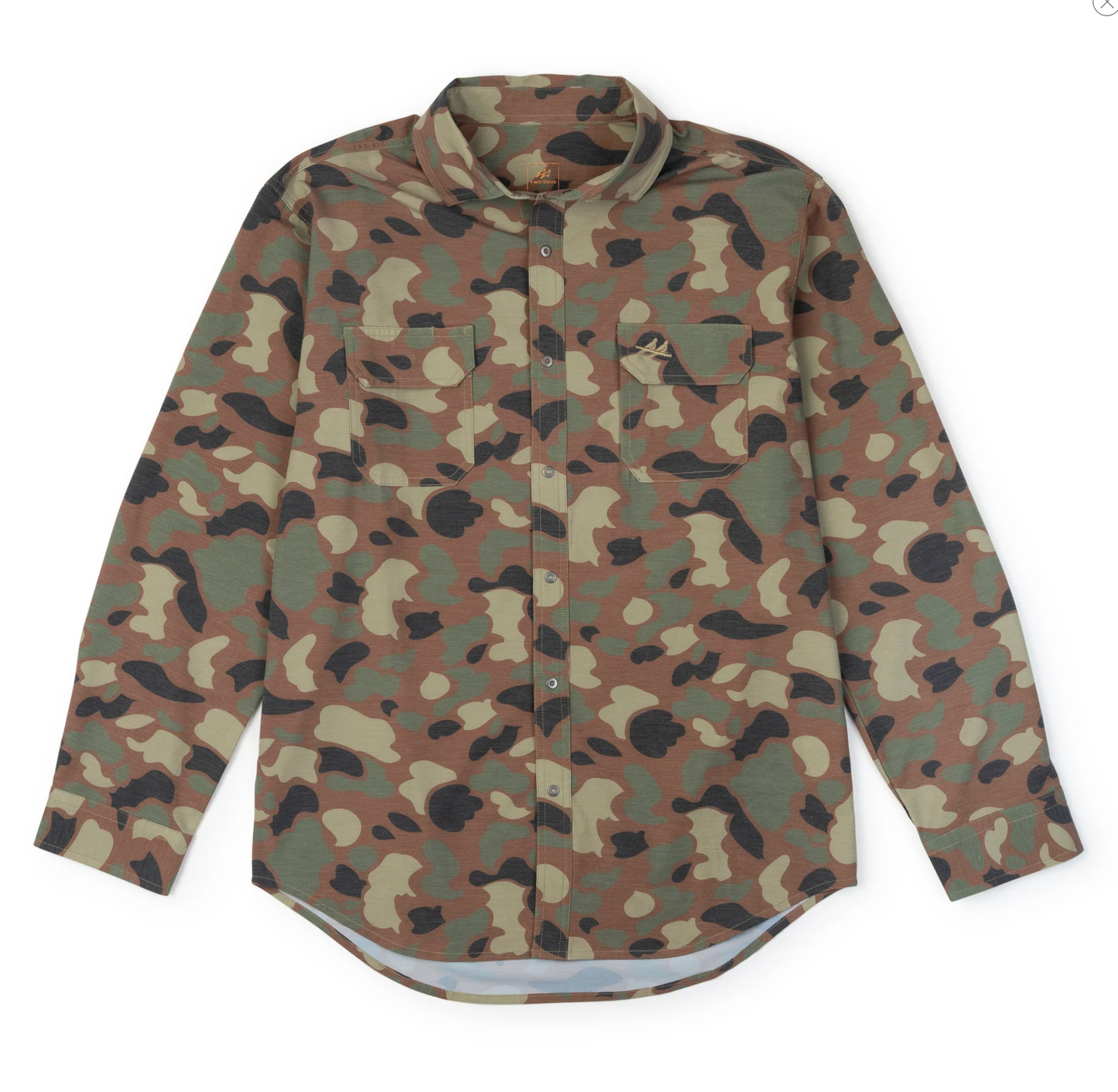 Ultimate Outdoor Blend Long Sleeve - Woodland Camo